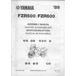 YAMAHA FZR 500 / 600 1989 (assemblage 11 / 88) type 3HE