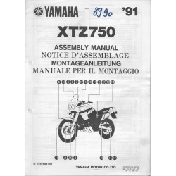 YAMAHA XTZ 750 1991 (assemblage 10 / 90) type 3LD