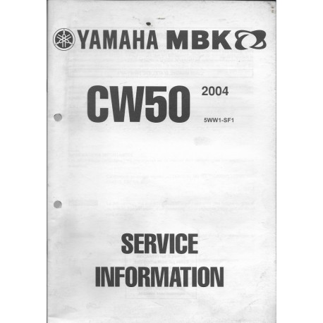 YAMAHA / MBK CW 50 2004 (M.A. 01 / 04 ) type 5WW