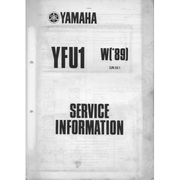 YAMAHA YFU1 W de 1989 (Manuel atelier type 3JN)