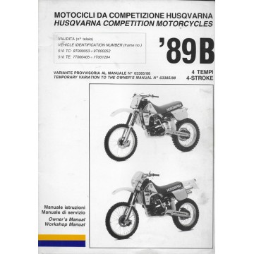 HUSQVARNA TE 510 / TC 510 / TX 510 de 1989