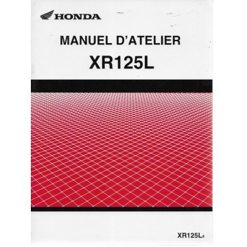 HONDA XR 125 L de 2003 et 2004 (Manuel atelier + additif)