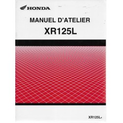HONDA XR 125 L de 2003 et 2004 (Manuel atelier + additif)