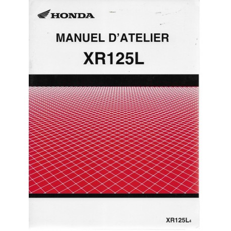 HONDA XR 125 L de 2003 et 2004 (Manuel atelier + additif)