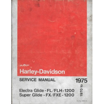 HARLEY-DAVIDSON Electra Glide / Super Glide de 1975