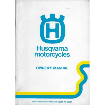 HUSQVARNA WR / CR ( 2 temps) manuel propriétaire (anglais)