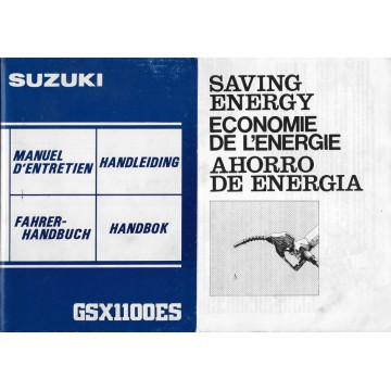 SUZUKI GSX 1100 ES de 1983 (manuel utilisateur)
