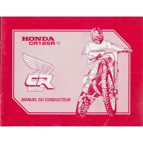 HONDA CR 125 R Type KS6 de 1988 (11 / 1987)