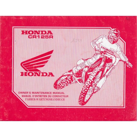 HONDA CR 125 R Type KZ4 de 1991