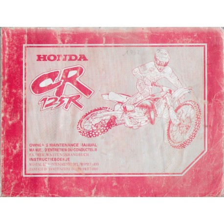 HONDA CR 125 R  1998  Type KZ4
