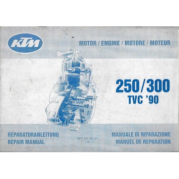 KTM 250 / 300 TVC 1990(Manuel de Réparation 01 / 1990)