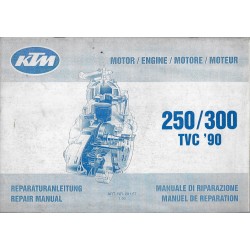 KTM 250 / 300 TVC 1990(Manuel de Réparation 01 / 1990)