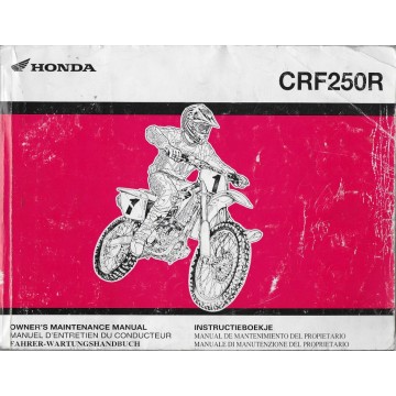 HONDA CRF 250 R (Manuel de base 01 / 2004)