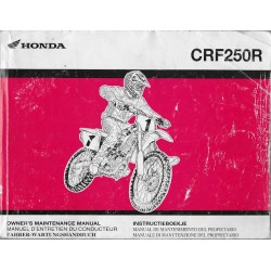 HONDA CRF 250 R (Manuel de base 01 / 2004)