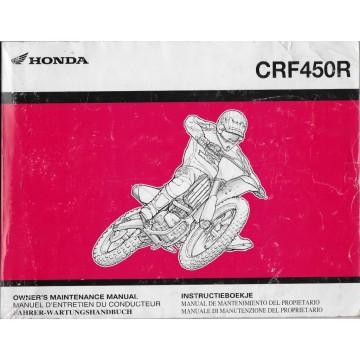 HONDA CRF 450 R de 2004 (Manuel de base juin 2004)