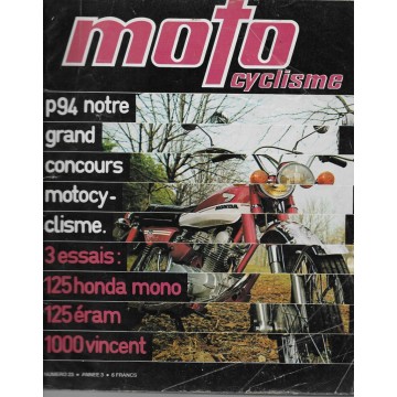 MOTOCYCLISME  n° 23 (janvie 1971)