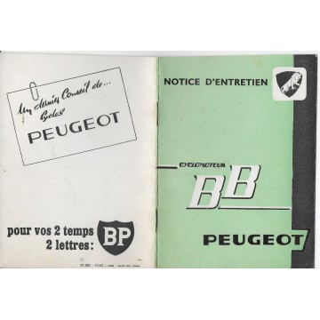 PEUGEOT BB  (manuel utilisateur 10 / 1962)