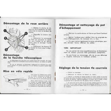 PEUGEOT BB  (manuel utilisateur 10 / 1962)