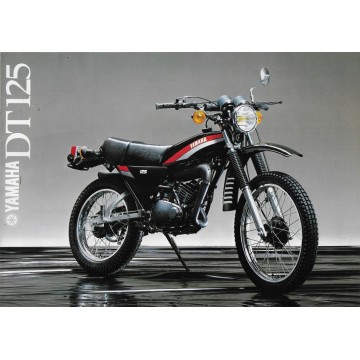 Prospectus original YAMAHA DT 125 MX 1980