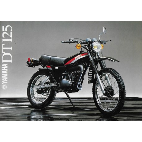 Prospectus original YAMAHA DT 125 MX 1980