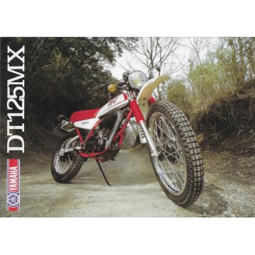 Prospectus original YAMAHA DT 125 MX (1986)