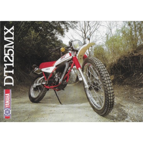 Prospectus original YAMAHA DT 125 MX (1986)