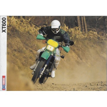 Prospectus YAMAHA XT 600  1989