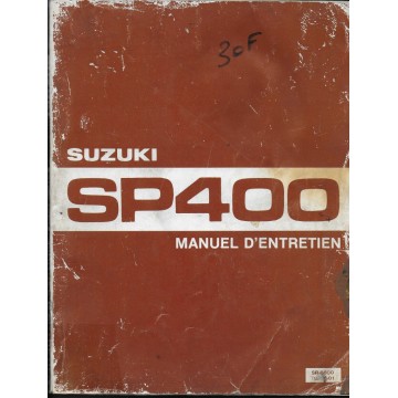 Manuel atelier SUZUKI  SP 400 / GN 400 / DR 400 S