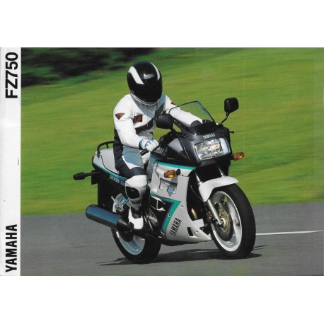 Prospectus original YAMAHA FZ 750 (1991)