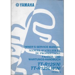 YAMAHA TT-R 125 (N) / TT-R 125 LW(N) type 5 HP modèle 2001