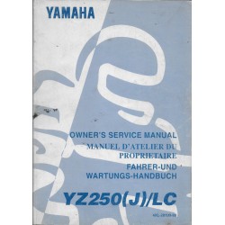 Manuel atelier YAMAHA YZ 250 (J) LC 1997