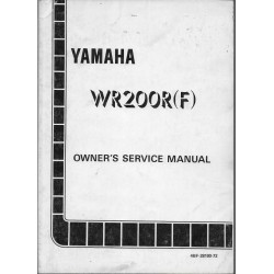 Manuel atelier YAMAHA WR 200 R (F) 1994