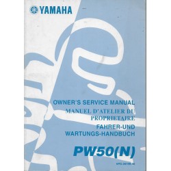 Manuel atelier YAMAHA PW 50 (N) de 2001 Type 5PG