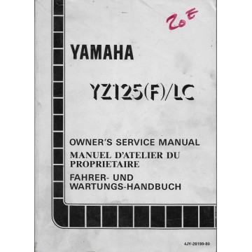 YAMAHA YZ 125 (F) / LC 1994 type 4JY