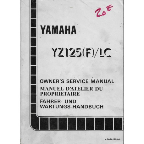 YAMAHA YZ 125 (F) / LC 1994 type 4JY