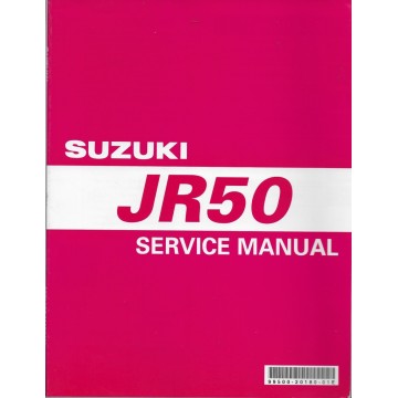 SUZUKI JR 50 Y de 2000 (manuel atelier 08 / 1999) en anglais
