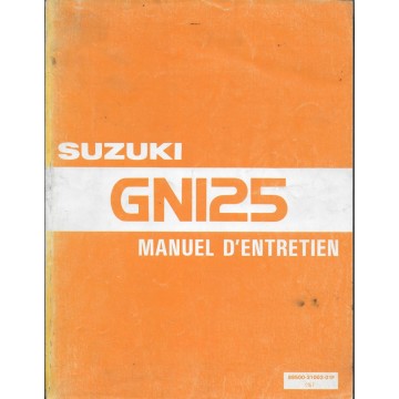 Manuel atelier SUZUKI GN 125 1983 à 1991   (02 / 1991) 