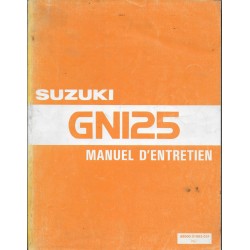 Manuel atelier SUZUKI GN 125 1983 à 1991   (02 / 1991) 