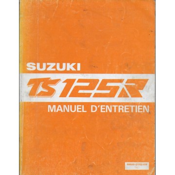 Manuel atelier SUZUKI TS 125 R  (02 / 1991) 