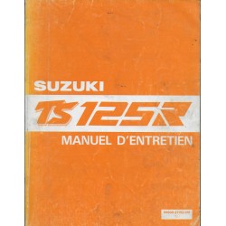 Manuel atelier SUZUKI TS 125 R  (02 / 1991) 