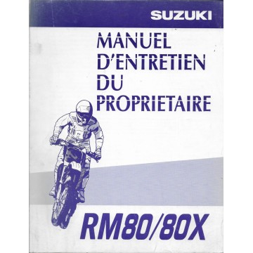 SUZUKI RM 80 / 80 X  modèle 19978  (05 / 1997)
