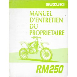 SUZUKI RM 250 W modèle 1998  (08 / 1997)