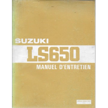 Manuel atelier SUZUKI LS 650 de 1986 à 1993 (12 / 1992)  