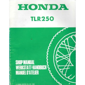 HONDA TL 250 1985 (Additif  F)