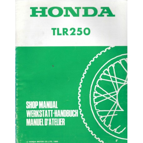 HONDA TL 250 1985 (Additif  F)