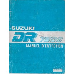 Manuel atelier SUZUKI DR 750 / 800 S de 1988 à 1991 (05 / 91) 