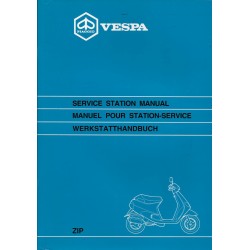 PIAGGIO ZIP 50 cc  (manuel atelier additif  05 / 1992)