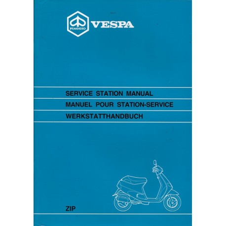 PIAGGIO ZIP 50 cc  (manuel atelier additif  05 / 1992)
