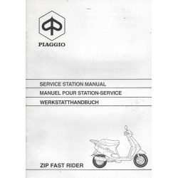 PIAGGIO ZIP Fast Rider 50cc  (manuel atelier additif 02 / 1994)