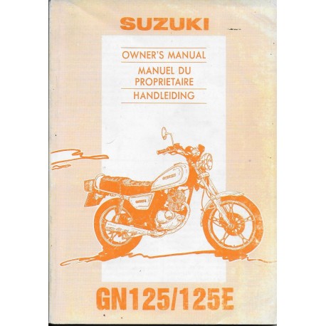 SUZUKI GN 125 N / E modèle 1994  (04 / 1993)